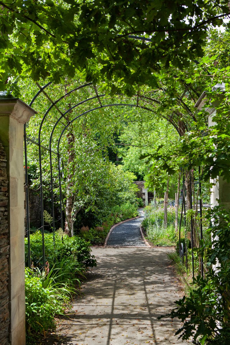 Jardin bucolique entretenu à La Crau, Var, illustrant le travail d’un paysagiste pour maintenir un équilibre naturel dans les espaces verts.