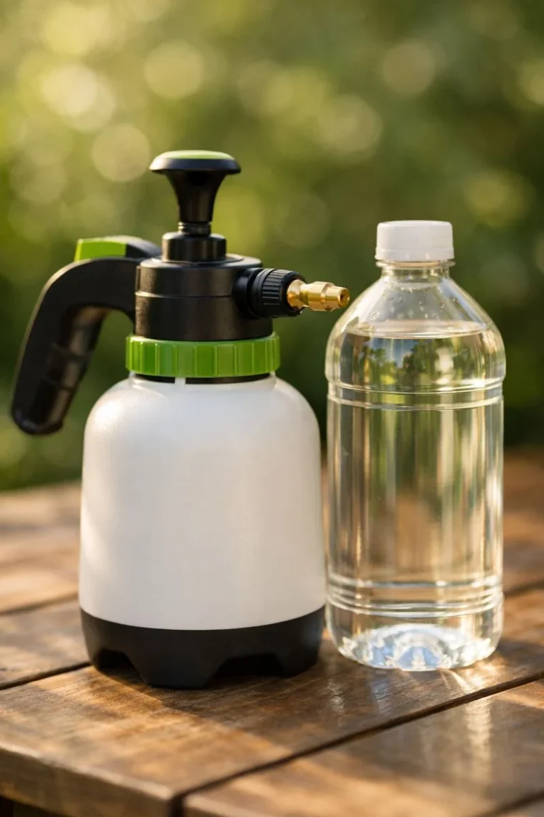 Pulvérisateur de désherbant au vinaigre blanc – utilisation au jardin